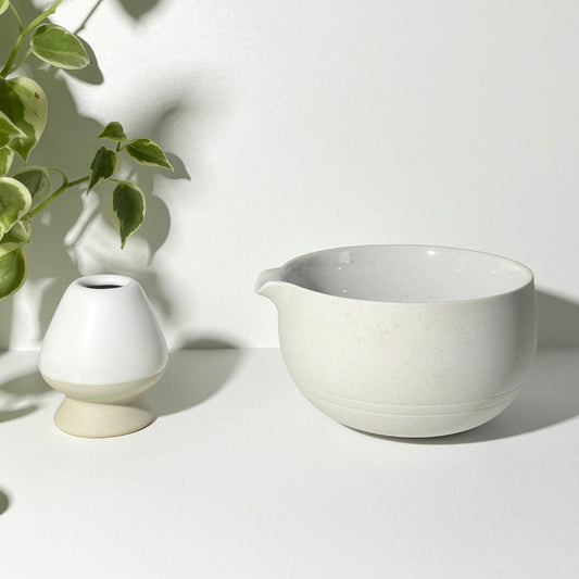 Jepun Set - Ceramic Matcha Bowl & Chasen Holder
