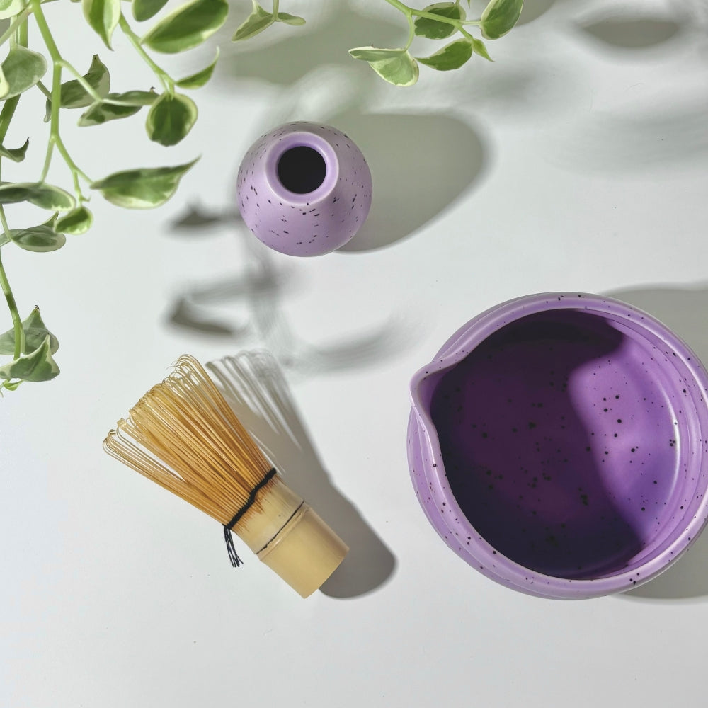 Ombak Matcha Set - Matcha Bowl & Chasen Holder