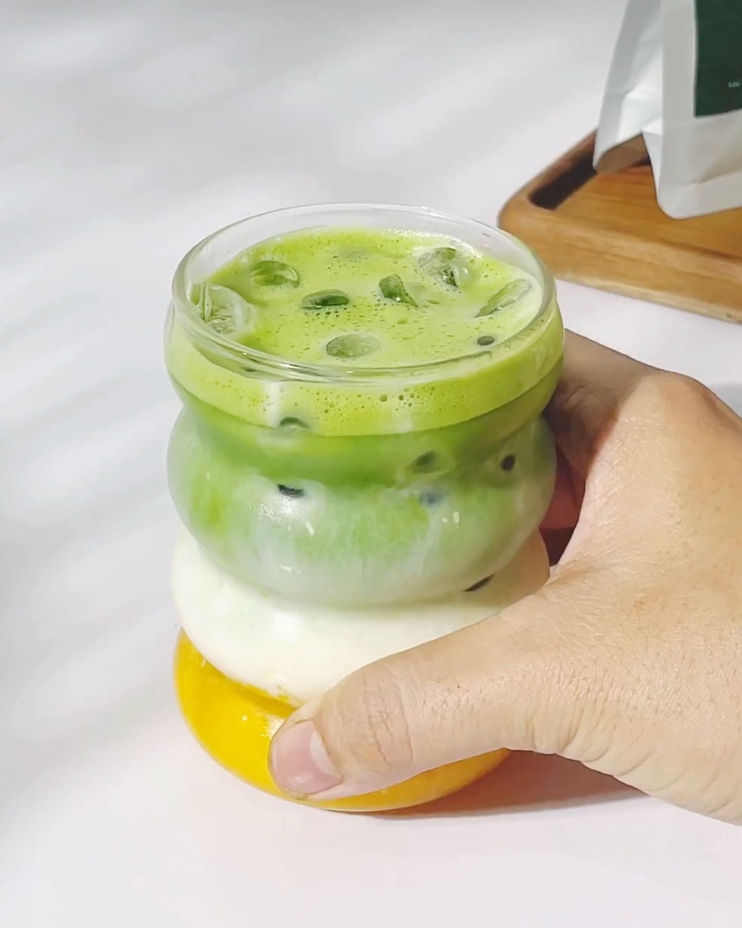 Mango Matcha Latte
