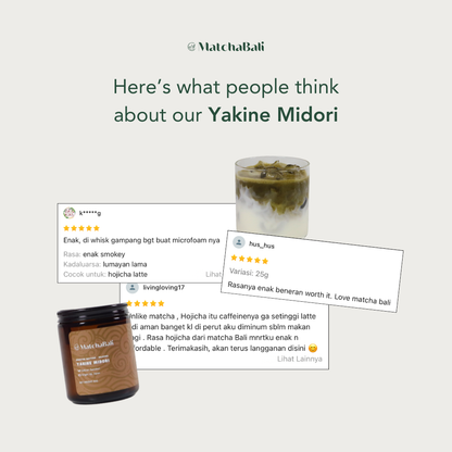 Yakine Midori - Hojicha / Roasted Matcha