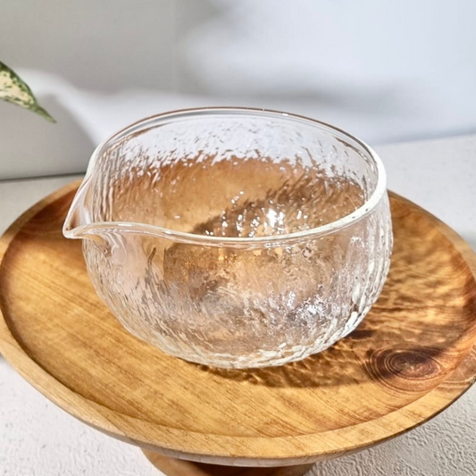 ULUWATU Bowl by Matcha Bali - Textured Matcha Glass Bowl with Spout