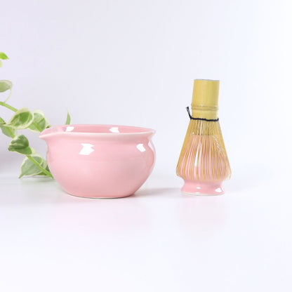 Sanur Ceramic Matcha Bowl Set by Matcha Bali - Matcha Bowl & Chasen Holder