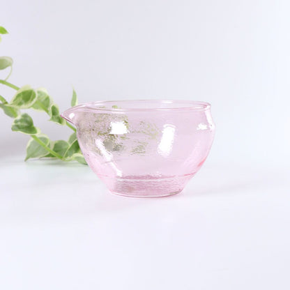 Lovina Pink Glass Matcha Bowl Set by Matcha Bali - Matcha Bowl & Chasen Holder