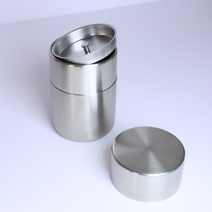 Matcha Bali Signature Canister 150g | Stainless Steel Canister | Matcha Storage