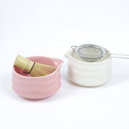 Gianyar Bowl - Ceramic Matcha Bowl with Spout