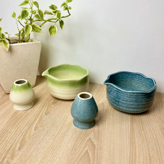 SARASWATI Set by Matcha Bali - Matcha Bowl and Chasen Holder