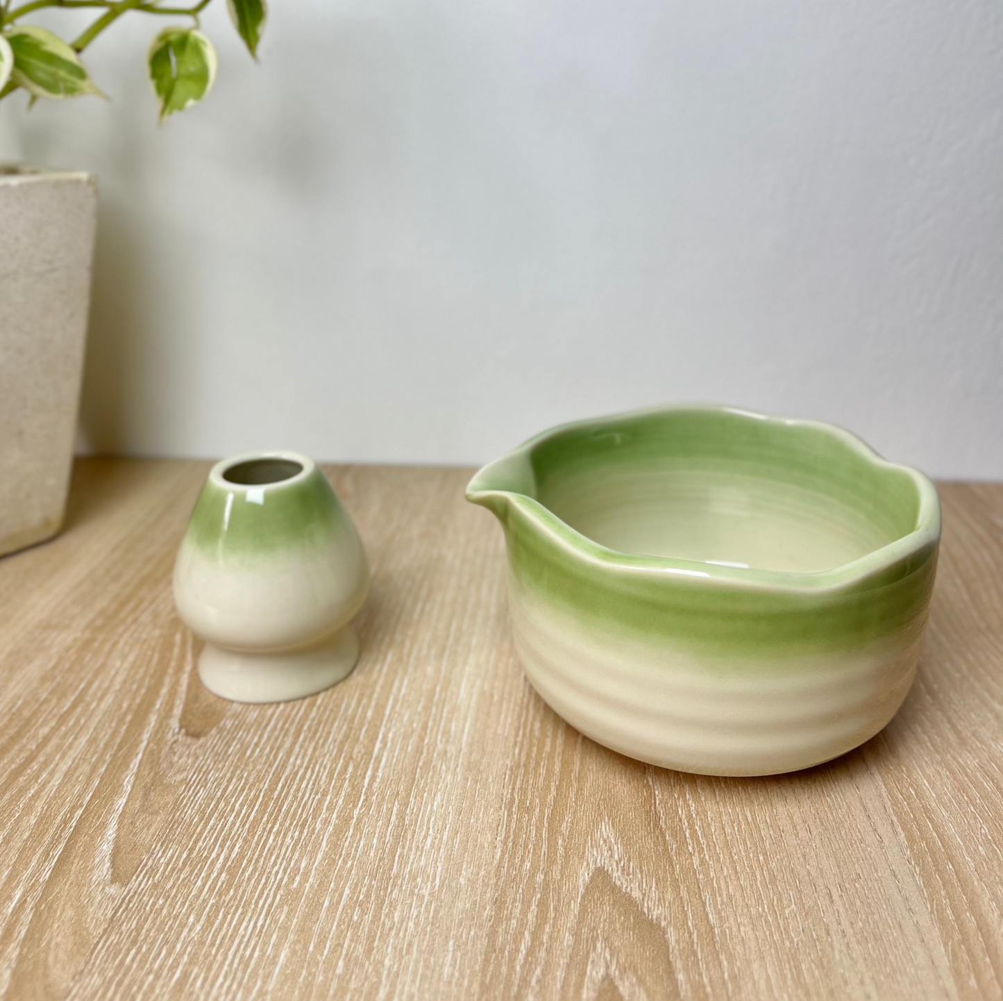 SARASWATI Set by Matcha Bali - Matcha Bowl and Chasen Holder