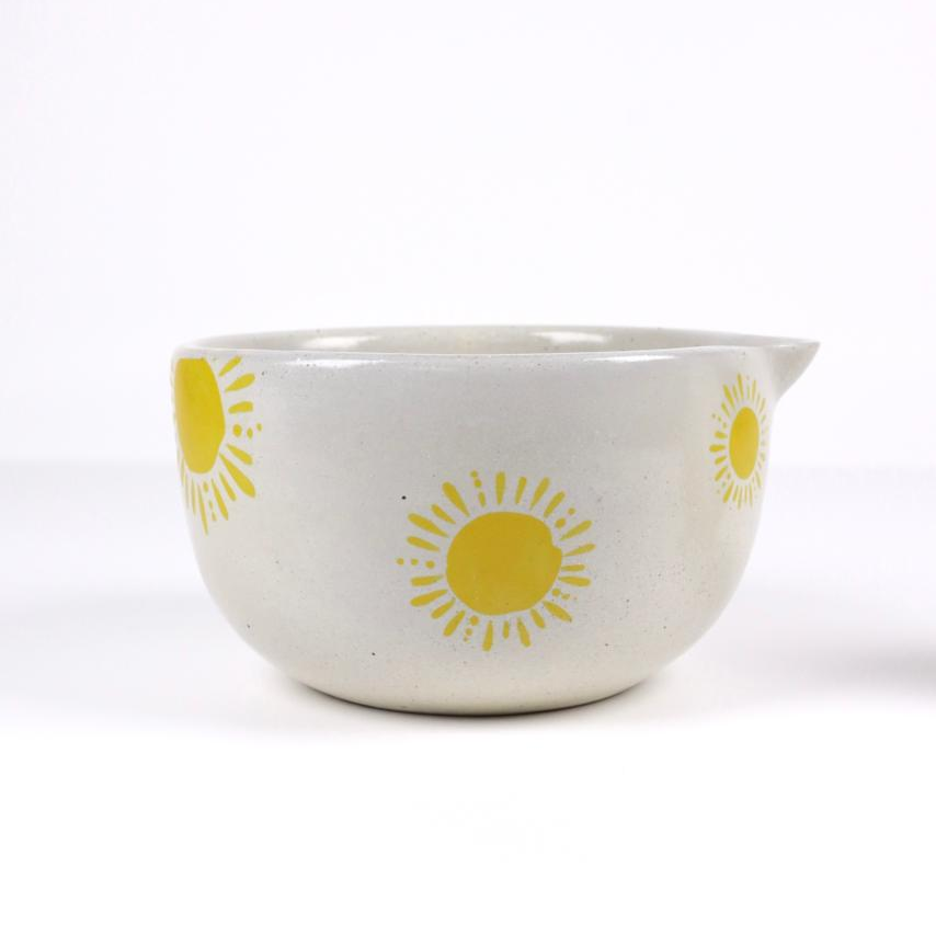 Sunset Set – Ceramic Bowl & Chasen Holder