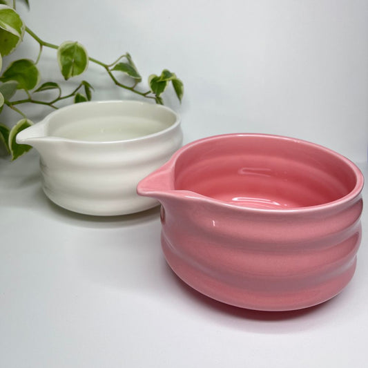 GIANYAR Bowl by Matcha Bali - Ceramic Matcha Bowl with Spout