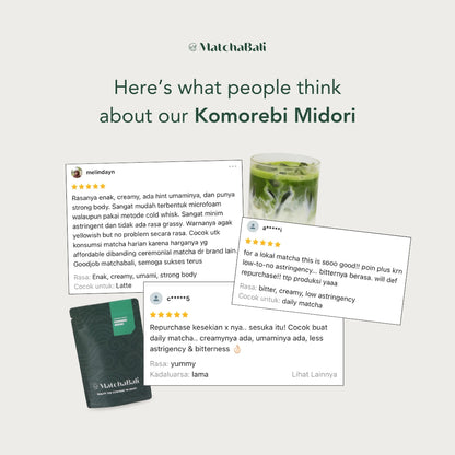 Komorebi Midori Matcha - Samidori Matcha